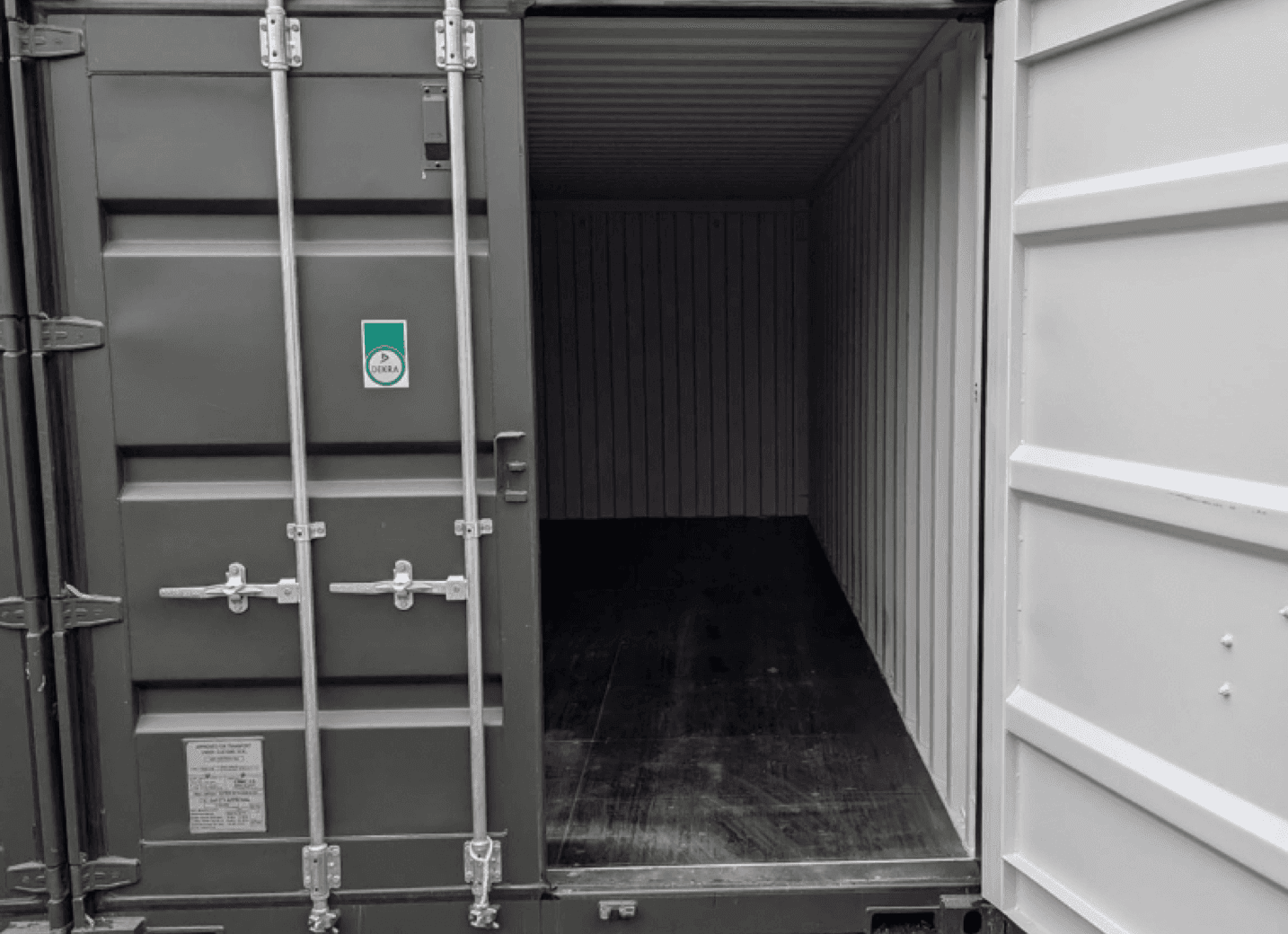 20-FT · EMPTY, READY TO LOAD