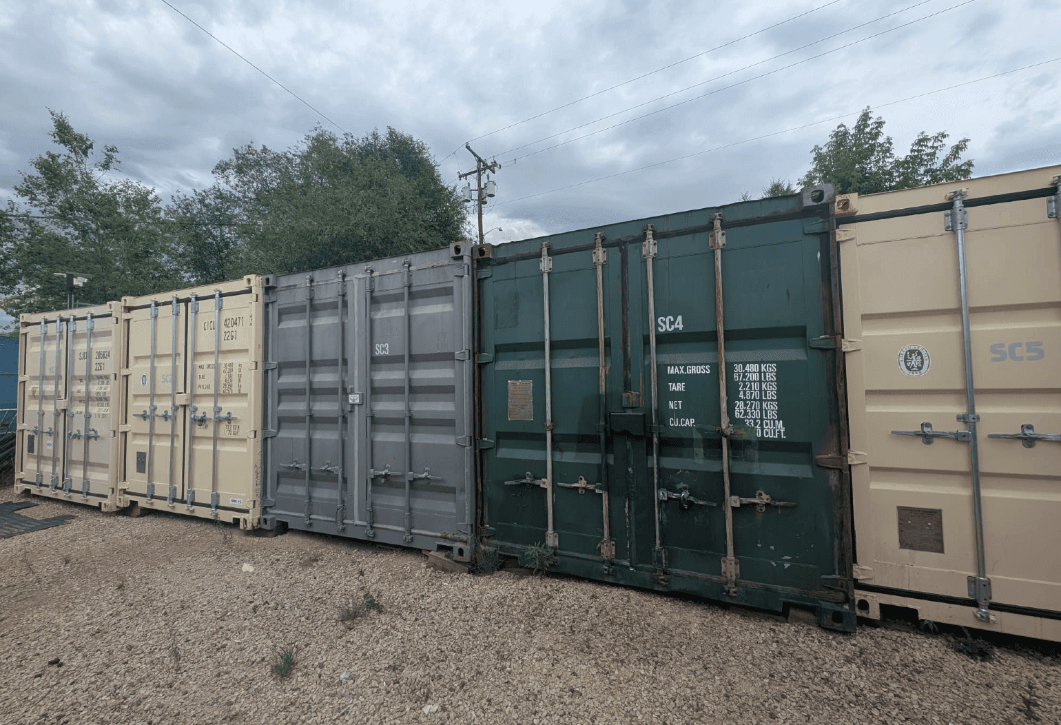 Sea can containers